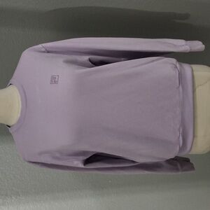 FILA Logo Sweatshirt  Vintage  Size Small Lavender In Color With Pockets